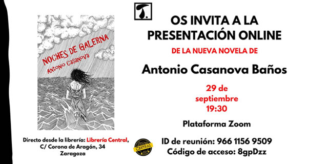 Antonio Casanova presenta Noches de galerna